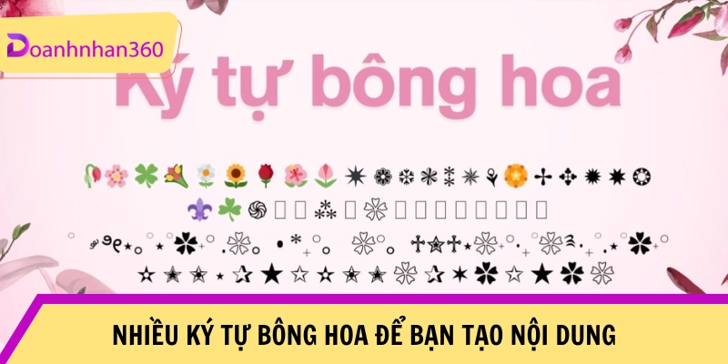 Rat Nhieu Lua Chon Ky Tu Hoa De Ban Tao Noi Dung