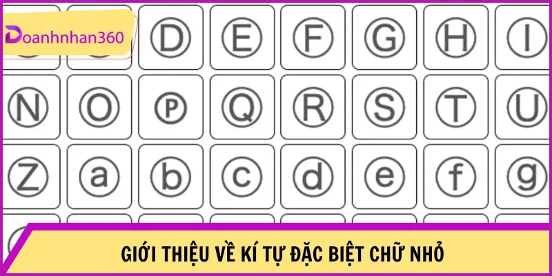 Ki Tu Dac Biet Chu Nho