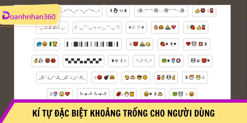 Ki Tu Dac Biet Khoang Trong Khai Niem