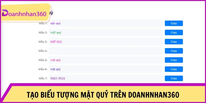 Tao Bieu Tuong Mat Quy