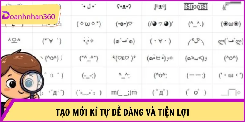 Tao Ki Tu Dac Biet Cuc De