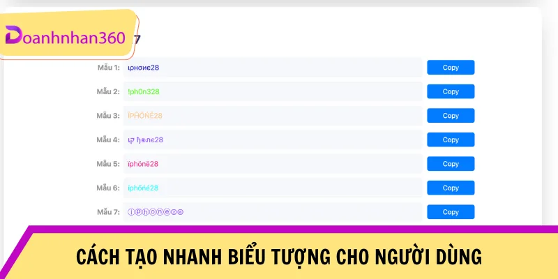 Tao Nhanh Bieu Tuong Dep Tren Doanhnhan360