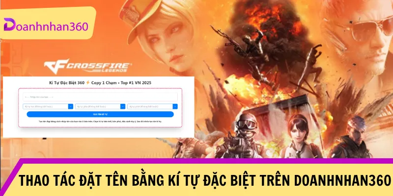 Thao Tac Dat Ten Bang Ki Tu Dac Biet Tren Doanhnhan360