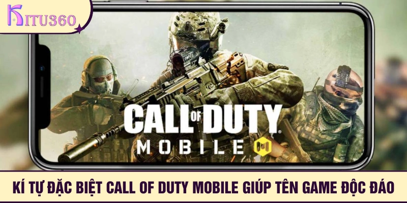 Kí tự đặc biệt Call Of Duty Mobile giúp nickname game đặc biệt