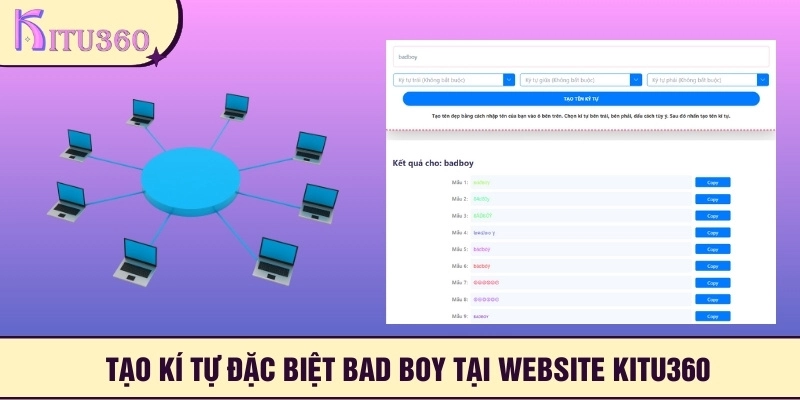 Tạo kí tự đặc biệt hiệu quả ở Kitu360